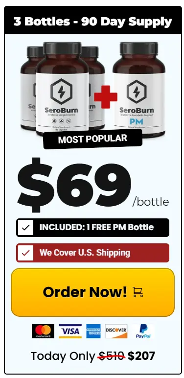 SeroBurn  - 3 Bottle